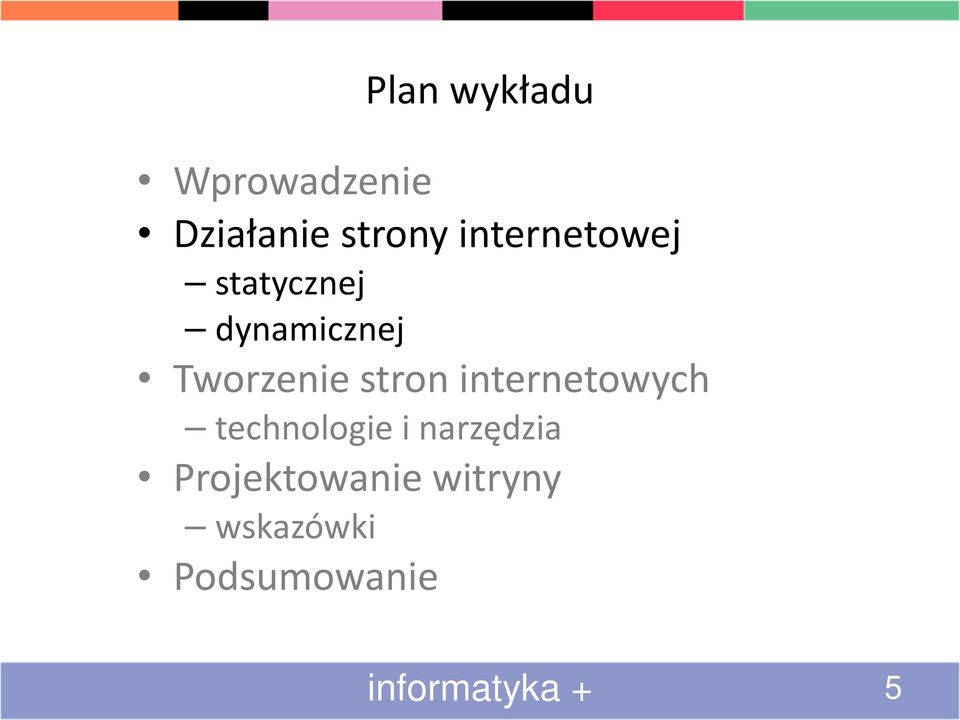 stron internetowych technologie i narzędzia