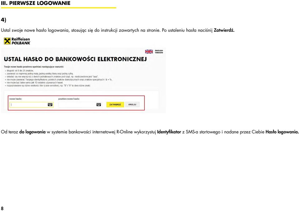 Od teraz do logowania w systemie bankowości internetowej R-Online