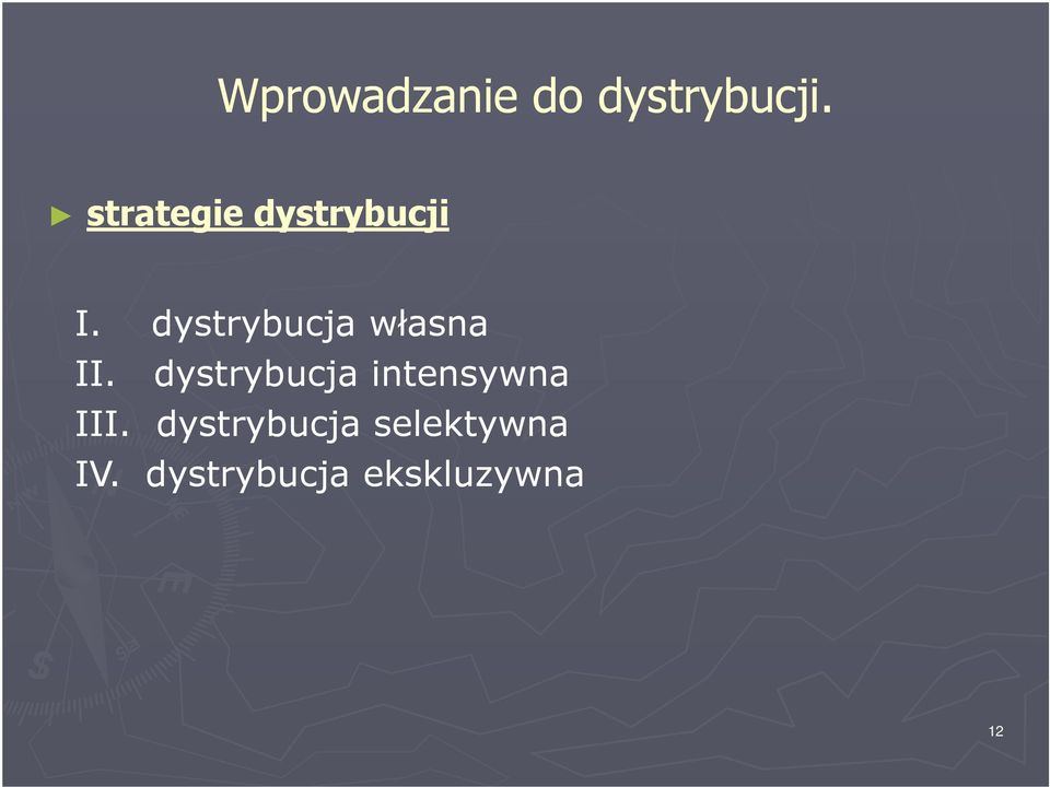 dystrybucja własna II.