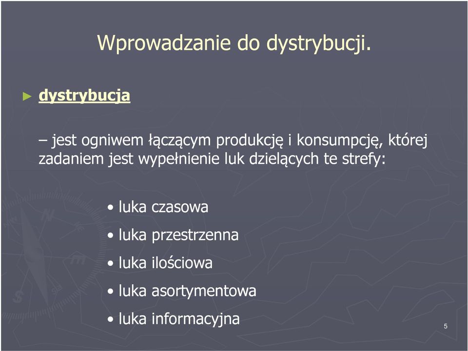 której zadaniem jest wypełnienie luk dzielących te