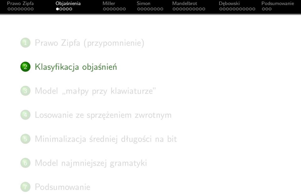 Losowanie ze sprzężeniem zwrotnym 5 Minimalizacja