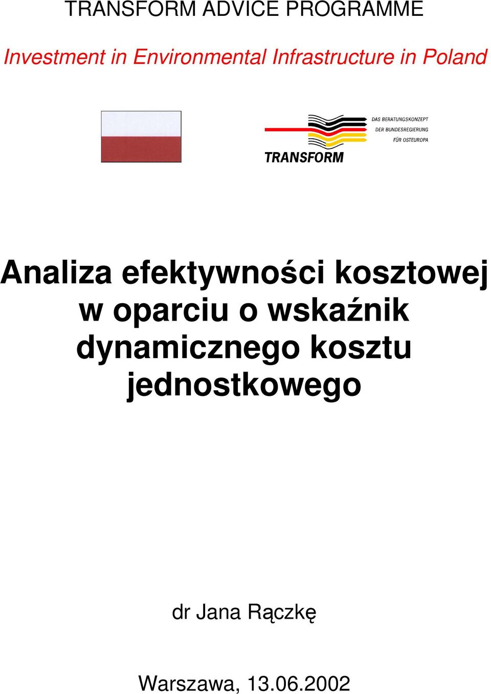 efekywności koszowej w oparciu o wskaźnik