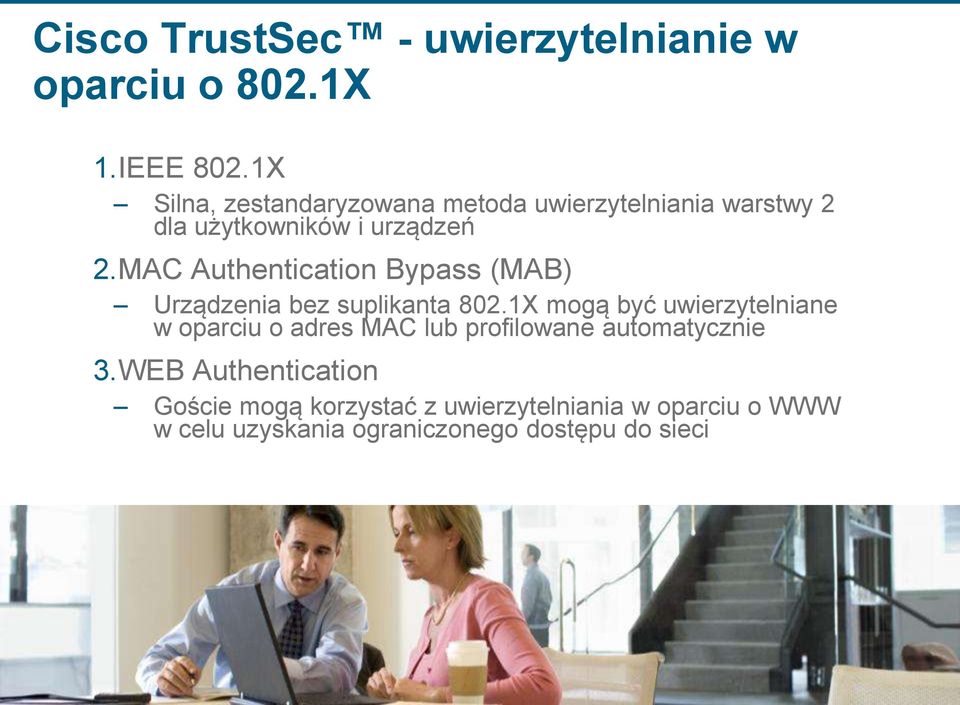 MAC Authentication Bypass (MAB) Urządzenia bez suplikanta 802.