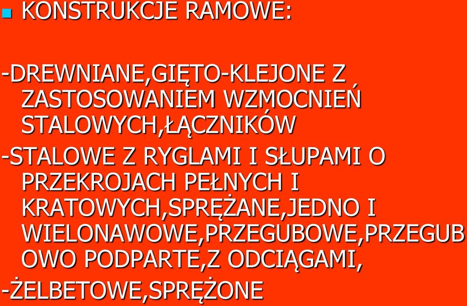 PRZEKROJACH PEŁNYCH I KRATOWYCH,SPRĘŻANE,JEDNO I