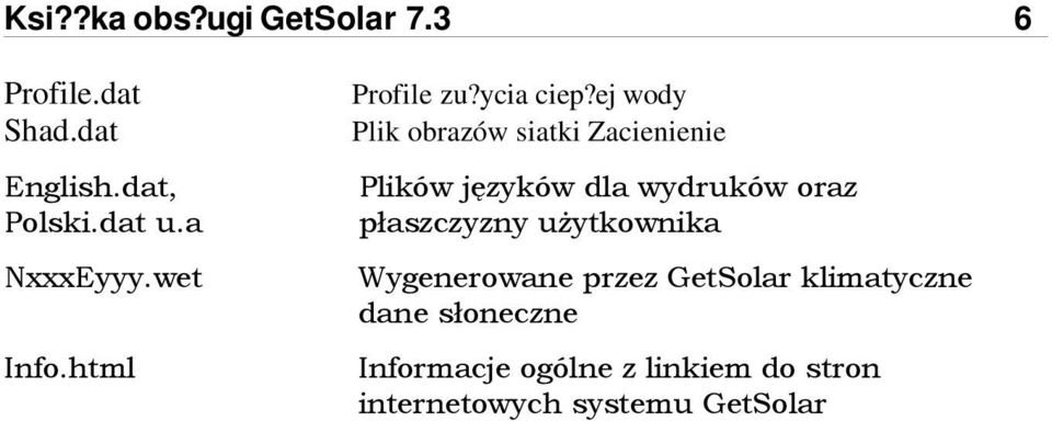 ej wody Plik obrazów siatki Zacienienie Plików języków dla wydruków oraz płaszczyzny