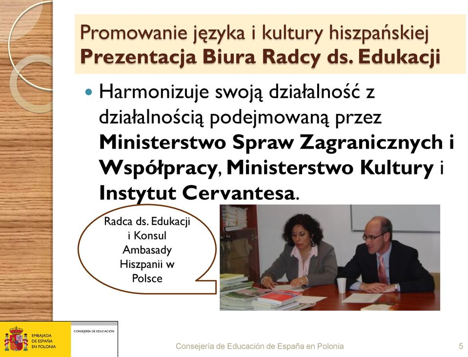 Ministerstwo Spraw Zagranicznych i Współpracy, Ministerstwo Kultury i Instytut