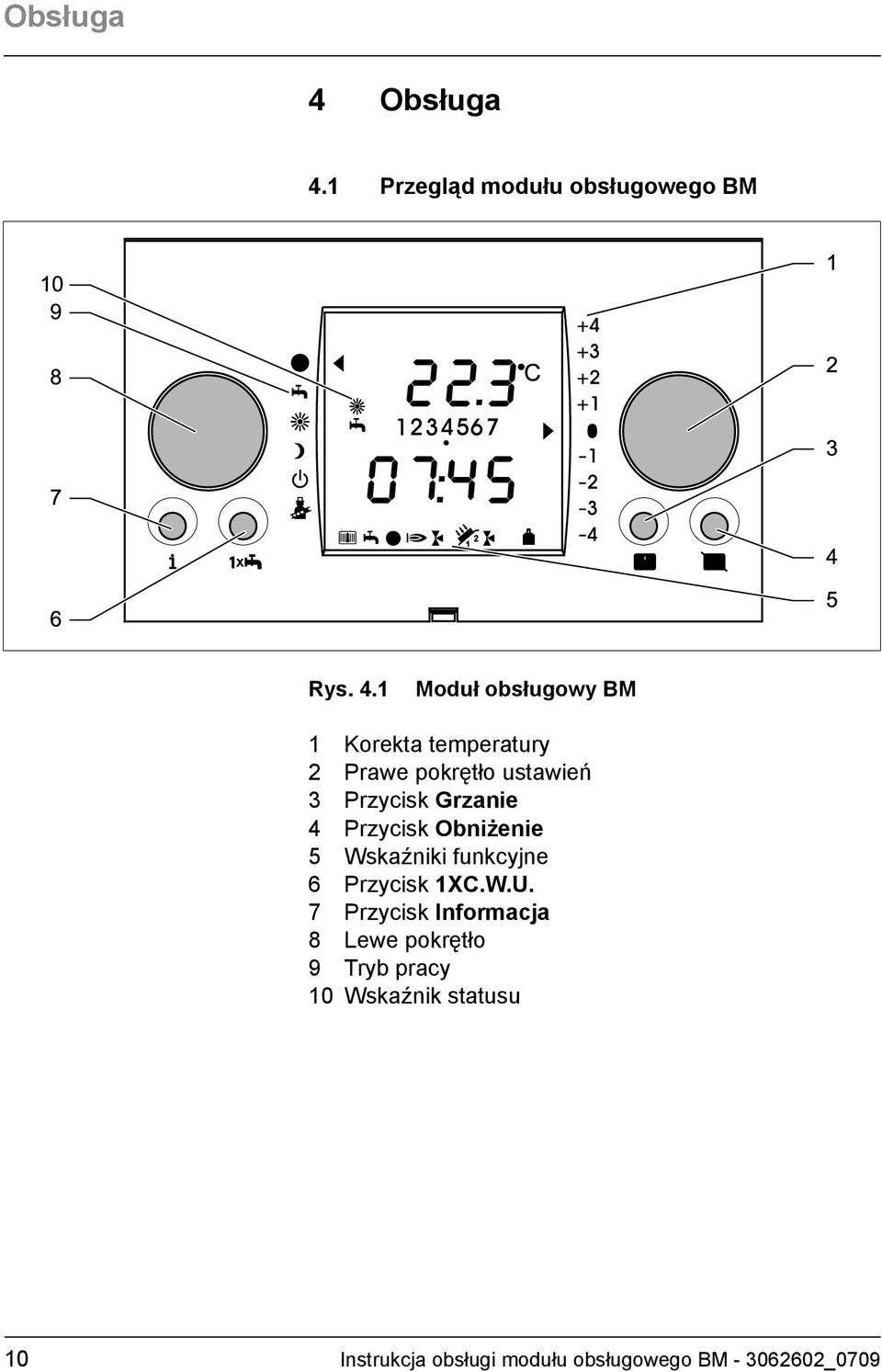 1 Przegląd modułu obsługowego BM Rys. 4.