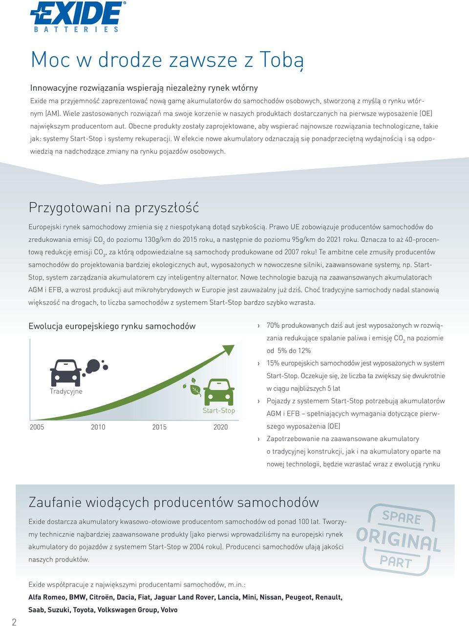 Obecne produkty zostały zaprojektowane, aby wspierać najnowsze rozwiązania technologiczne, takie jak: systemy i systemy rekuperacji.