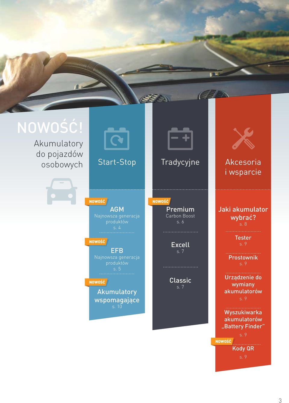 4 NOWOŚĆ EFB Najnowsza generacja produktów s. 5 NOWOŚĆ Akumulatory wspomagające s.