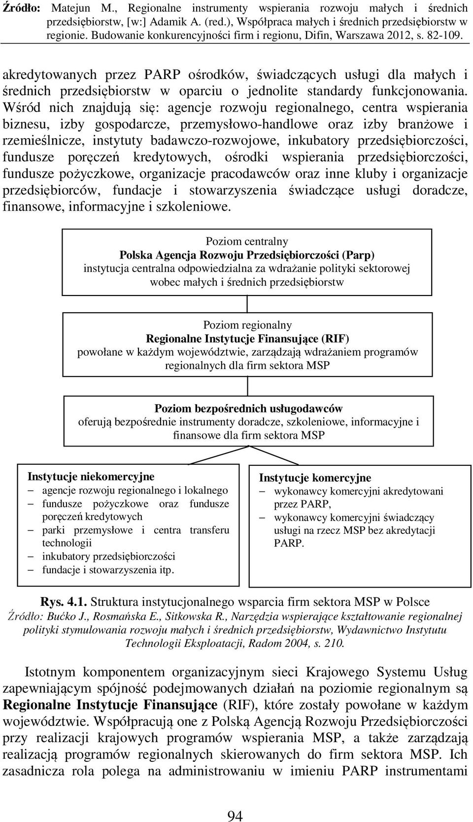 przedsiębiorczości, fundusze poręczeń kredytowych, ośrodki wspierania przedsiębiorczości, fundusze pożyczkowe, organizacje pracodawców oraz inne kluby i organizacje przedsiębiorców, fundacje i