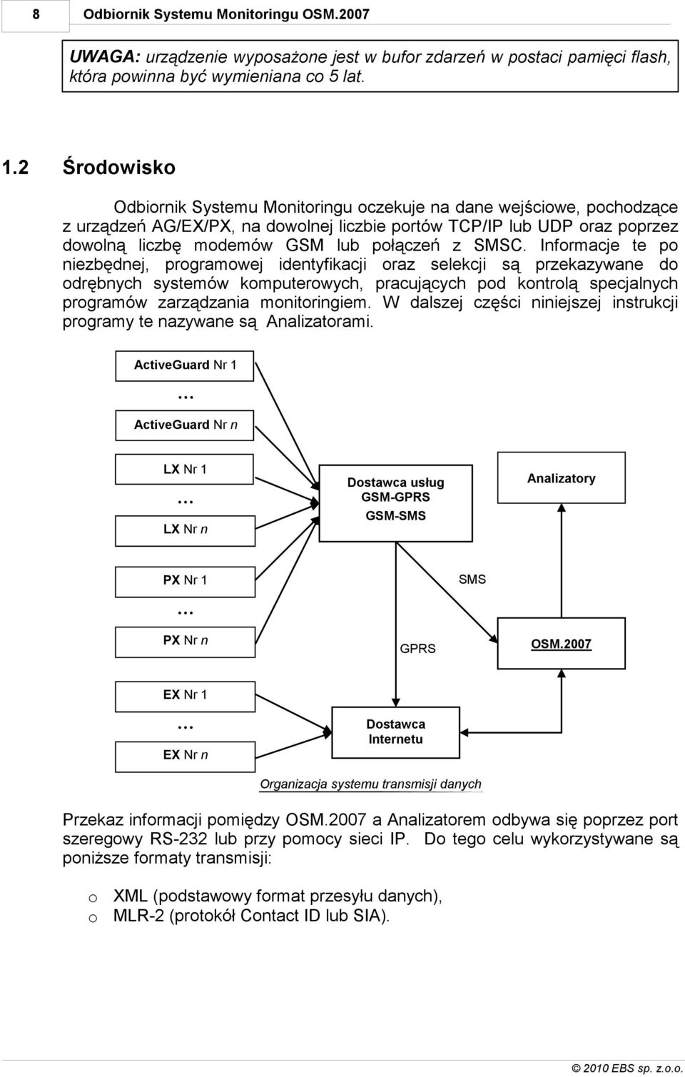 SMSC. Informacje te po niezbędnej, programowej identyfikacji oraz selekcji są przekazywane do odrębnych systemów komputerowych, pracujących pod kontrolą specjalnych programów zarządzania