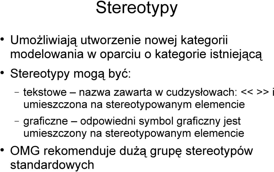 umieszczona na stereotypowanym elemencie graficzne odpowiedni symbol graficzny jest