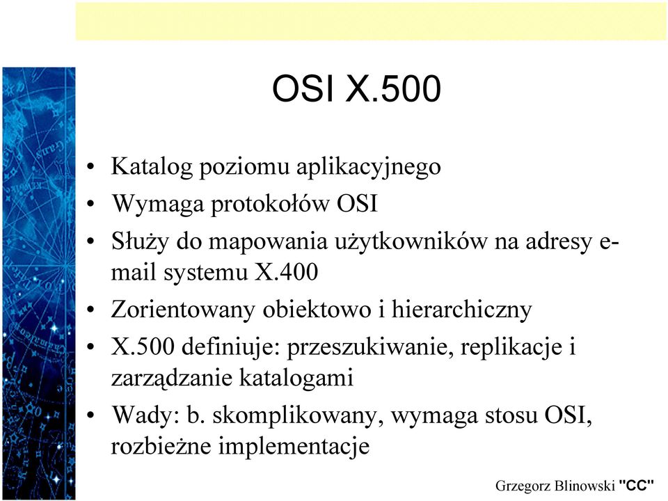 użytkowników na adresy e- mail systemu X.