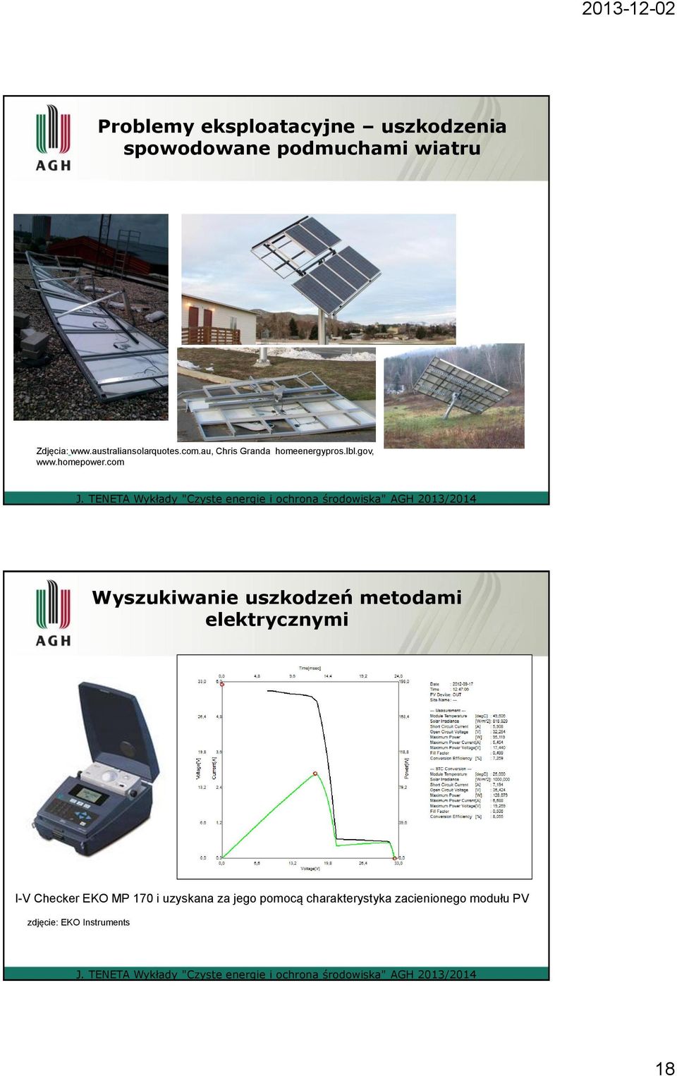 com Wyszukiwanie uszkodzeń metodami elektrycznymi I-V Checker EKO MP 170 i