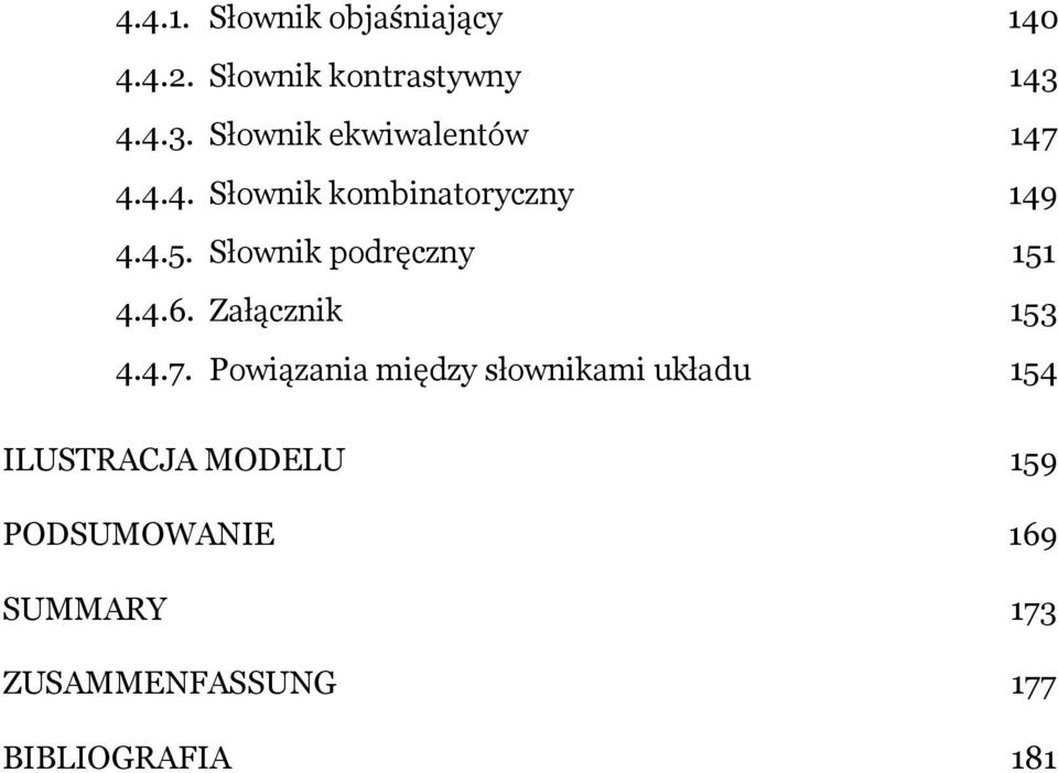 Słownik podręczny 151 4.4.6. Załącznik 153 4.4.7.