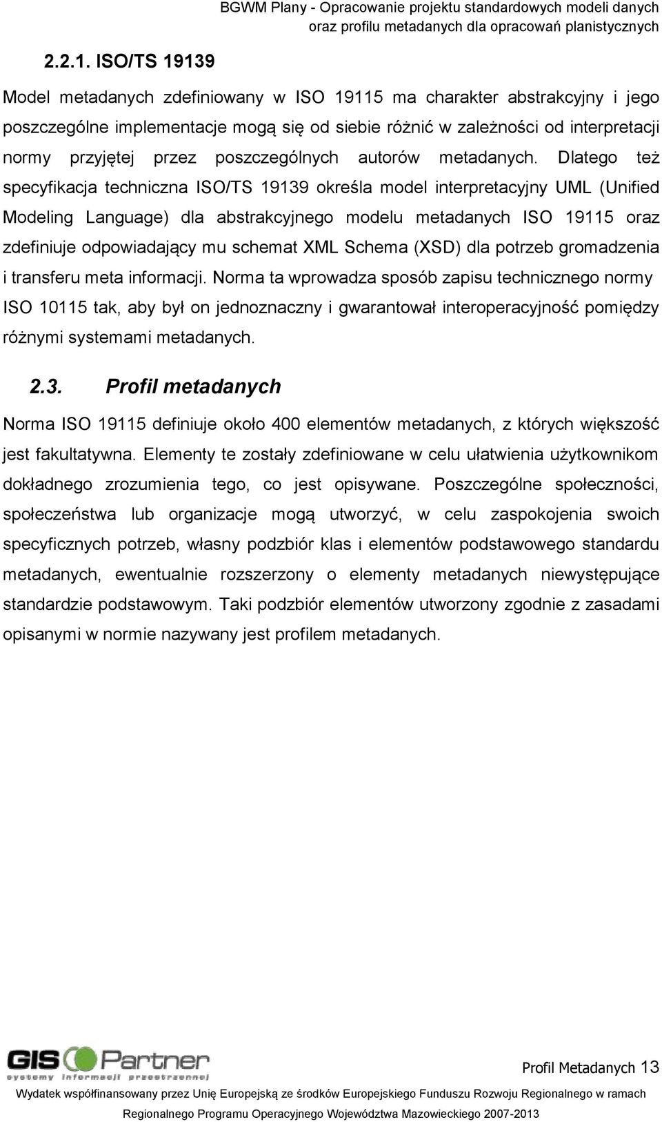 poszczególnych autorów metadanych.