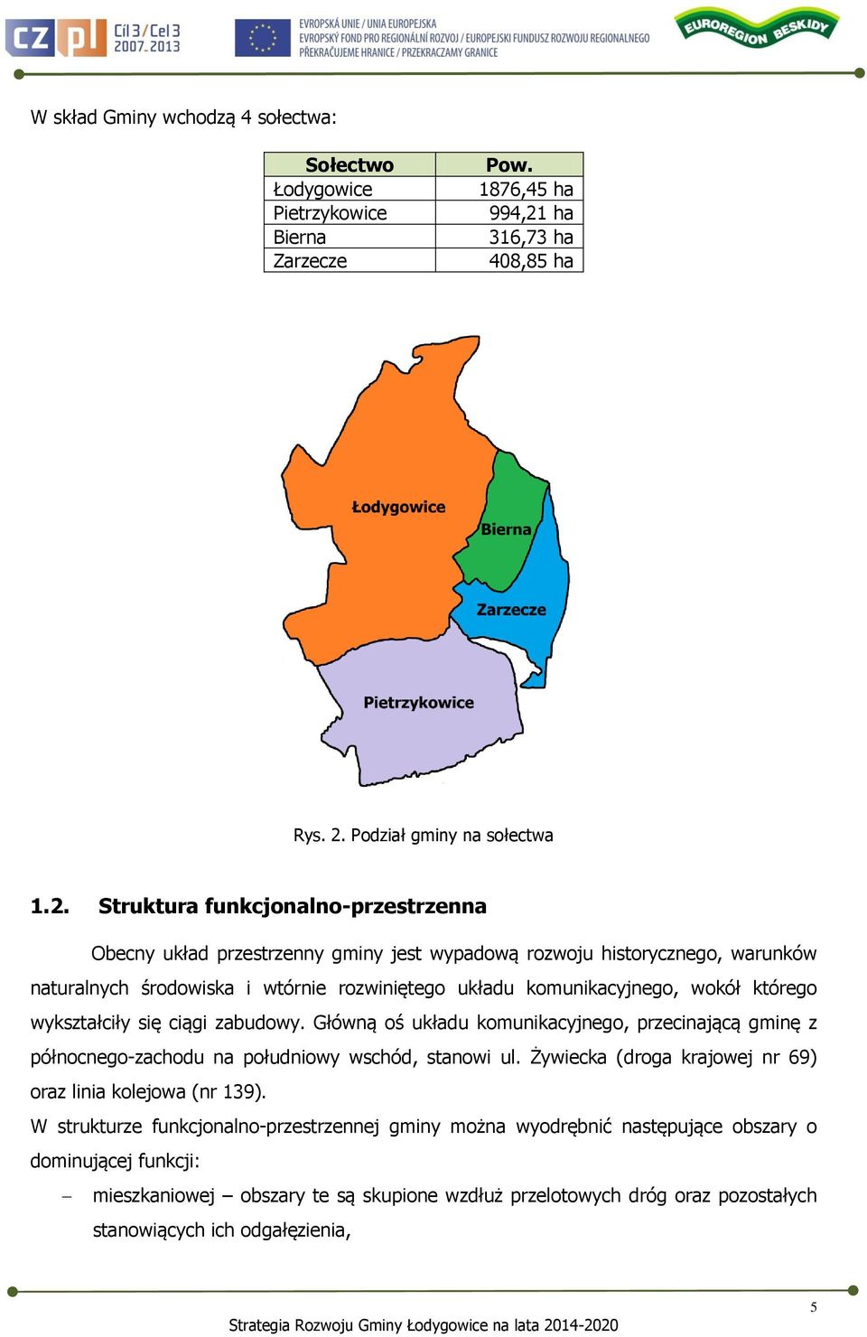 Podział gminy na sołectwa 1.2.