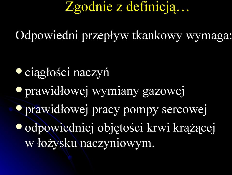 gazowej prawidłowej pracy pompy sercowej