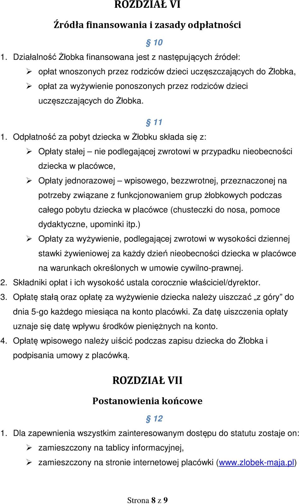 Żłobka. 11 1.