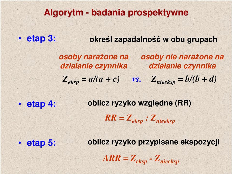 a/(a + c) vs.