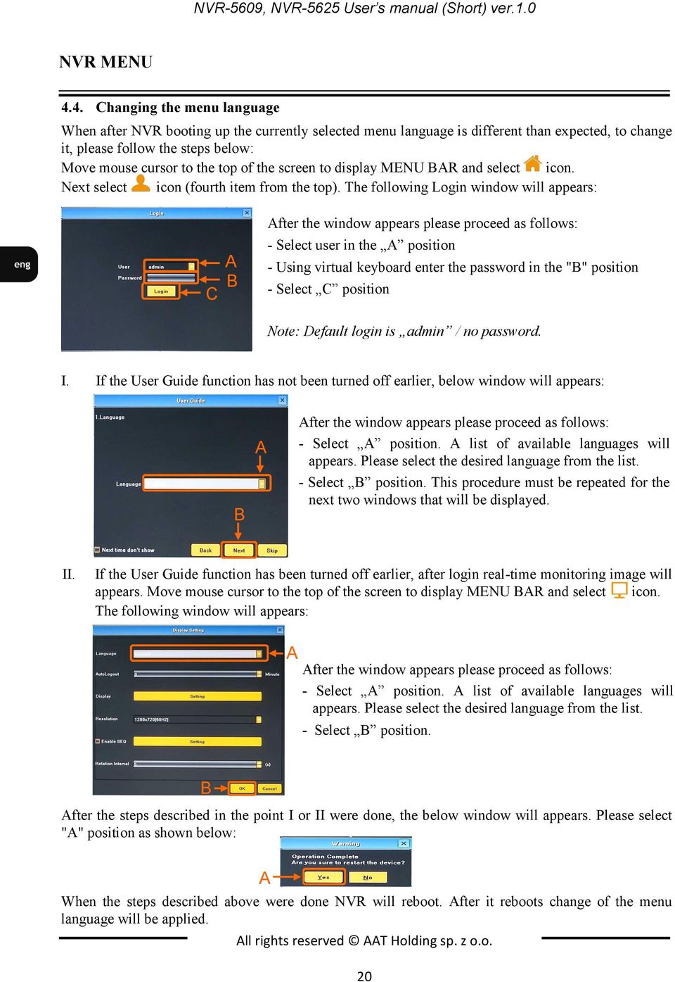 the screen to display MENU BAR and select icon. Next select icon (fourth item from the top).