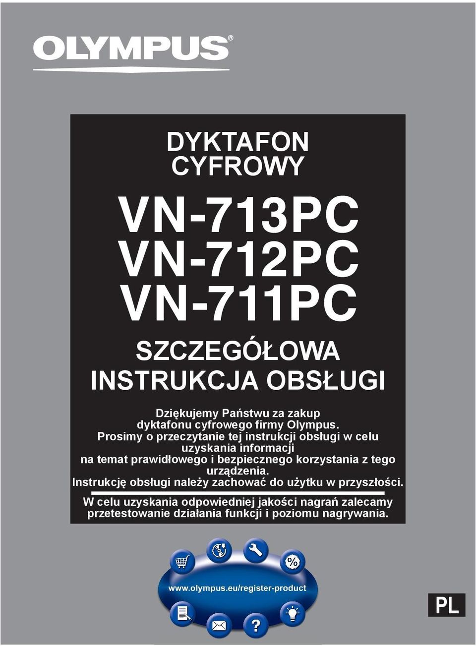 Prosimy o przeczytanie tej instrukcji obsługi w celu uzyskania informacji na temat prawidłowego i