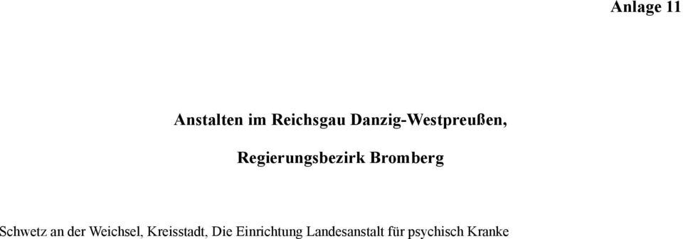 Bromberg Schwetz an der Weichsel,