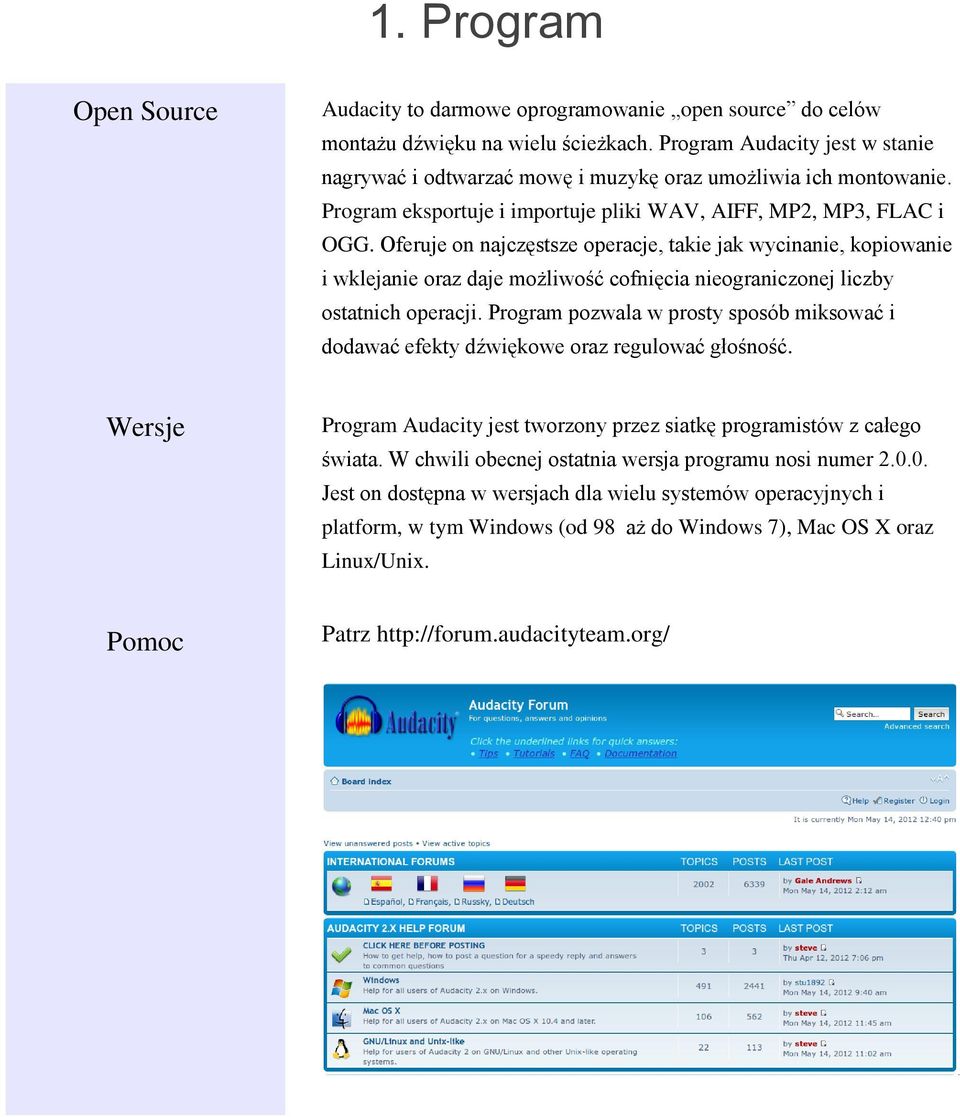 Oferuje on najczęstsze operacje, takie jak wycinanie, kopiowanie i wklejanie oraz daje możliwość cofnięcia nieograniczonej liczby ostatnich operacji.