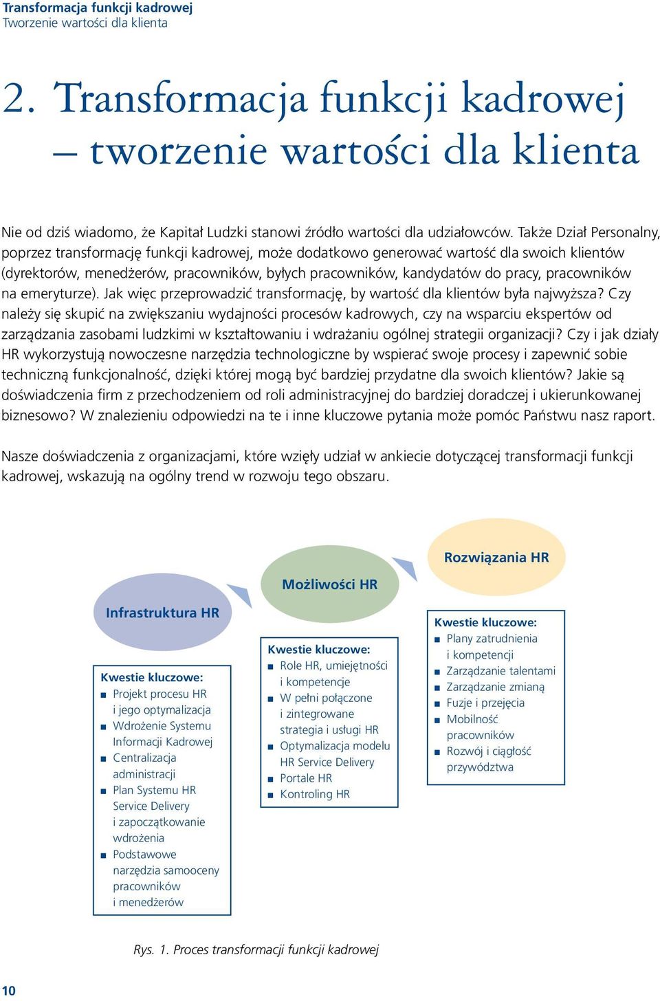 pracowników na emeryturze). Jak więc przeprowadzić transformację, by wartość dla klientów była najwyższa?