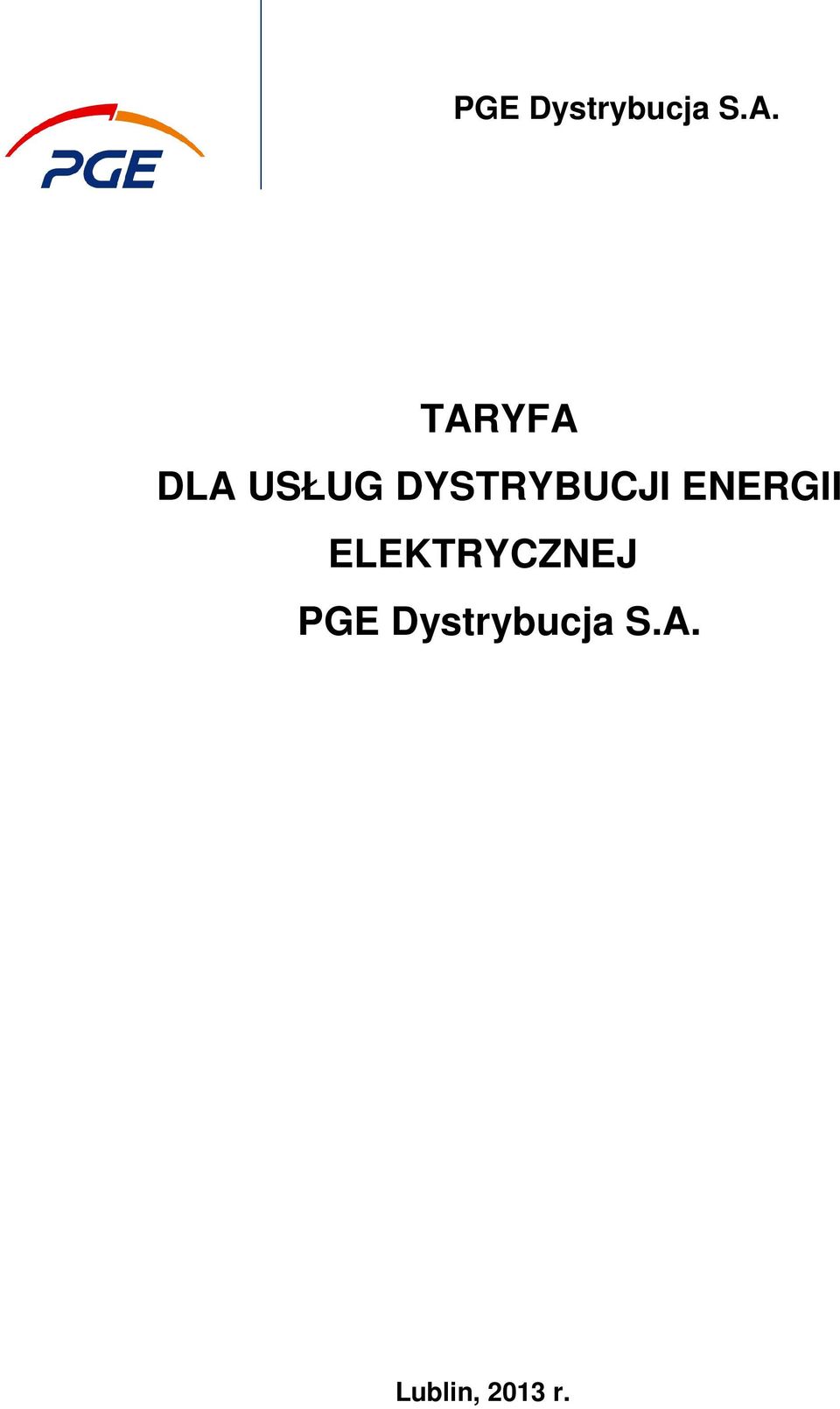 DYSTRYBUCJI ENERGII