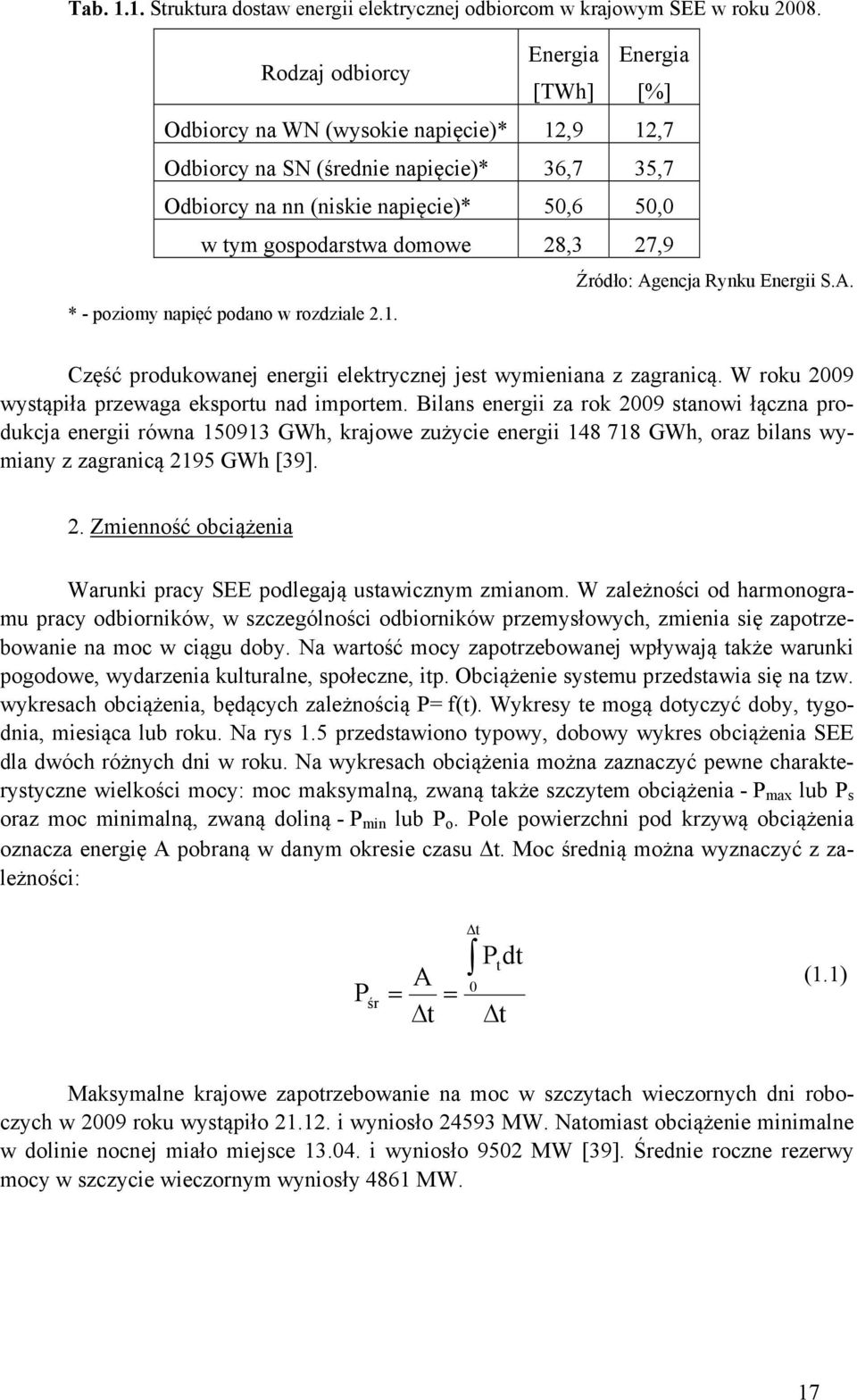 domowe 28,3 27,9 Źródło: Agencja Rynku Energii S.A. * - poziomy napięć podano w rozdziale 2.1. Część produkowanej energii elektrycznej jest wymieniana z zagranicą.