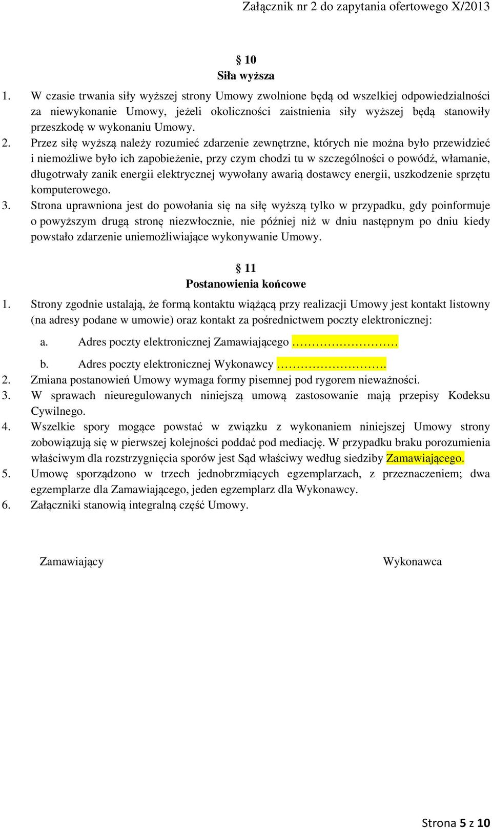 Umowy. 2.