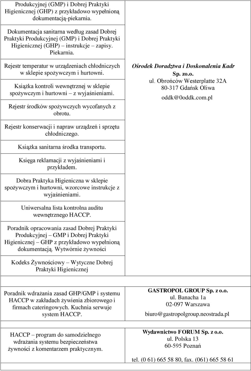 Rejestr temperatur w urządzeniach chłodniczych w sklepie spożywczym i hurtowni. Książka kontroli wewnętrznej w sklepie spożywczym i hurtowni z wyjaśnieniami.