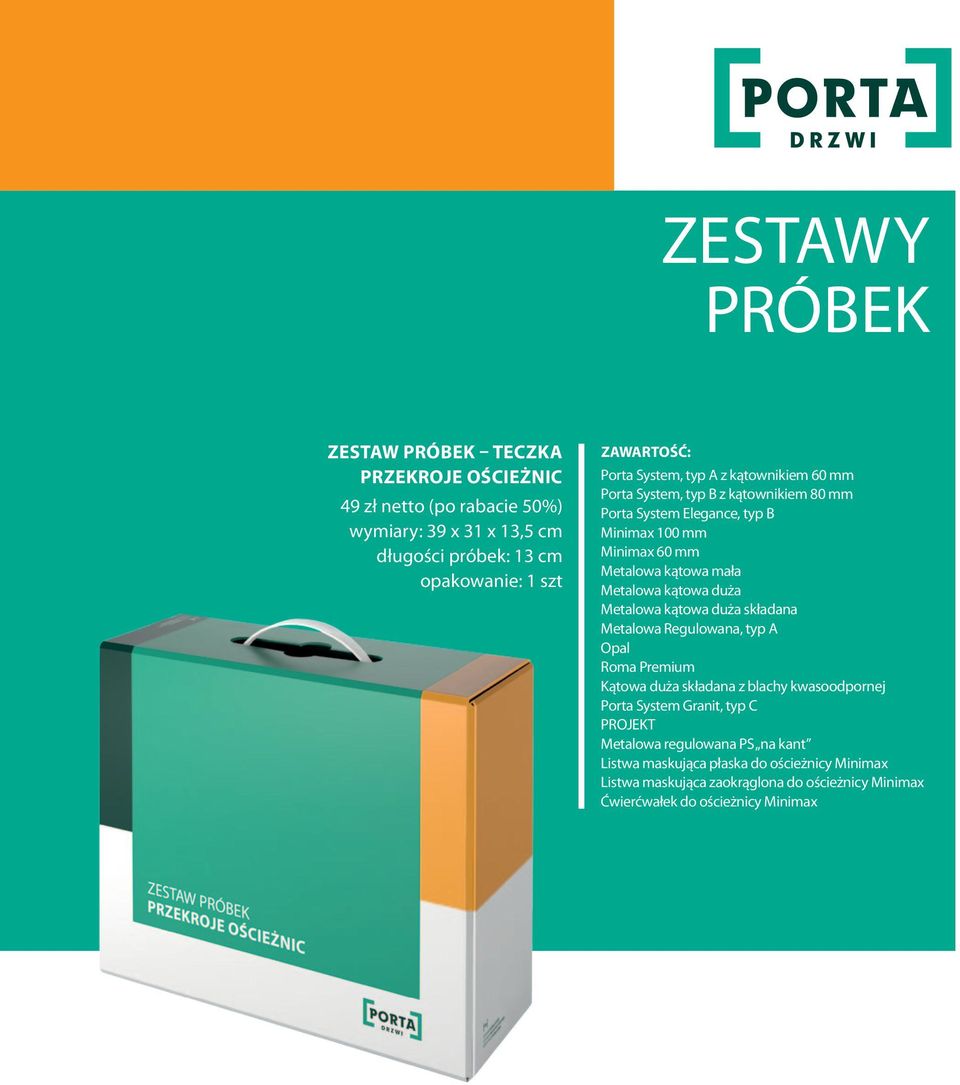 Metalowa kątowa duża Metalowa kątowa duża składana Metalowa Regulowana, typ A Opal Roma Premium Kątowa duża składana z blachy kwasoodpornej Porta System Granit, typ