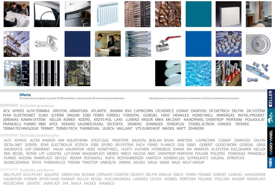 FONDITAL GORGIEL HERZ HEWALEX HONEYWELL IMMERGAS INSTAL-PROJEKT JEREMIAS KAMIN SYSTEM KELLER KOMEX KOSPEL KRZYS-POL LARS LUXRAD MIGOR MIKA MK ŻARY NANOPANEL OVENTROP PERFEXIM POUJOULAT PRANDELLI
