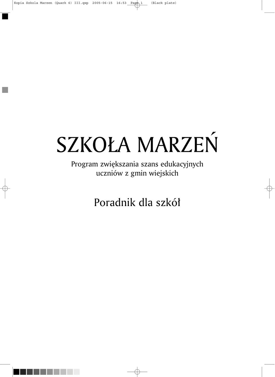 MARZEŃ Program zwiększania szans