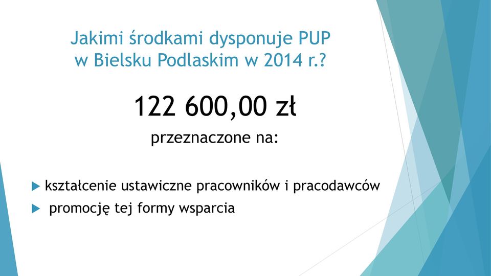 ? 122 600,00 zł przeznaczone na: