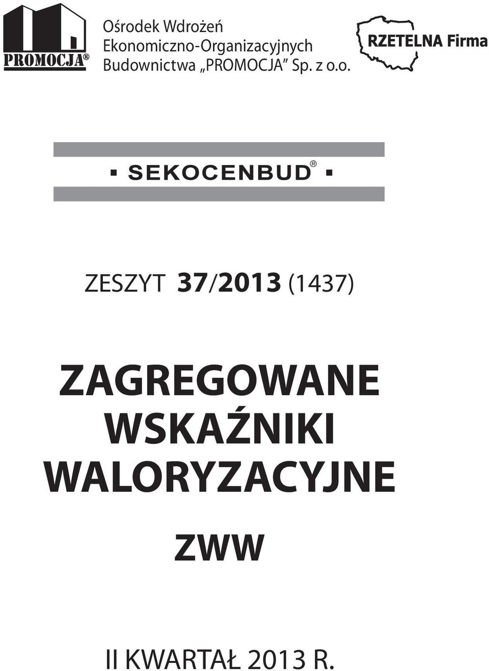 Budownictwa PROMOCJA Sp. z o.o. ZESZYT