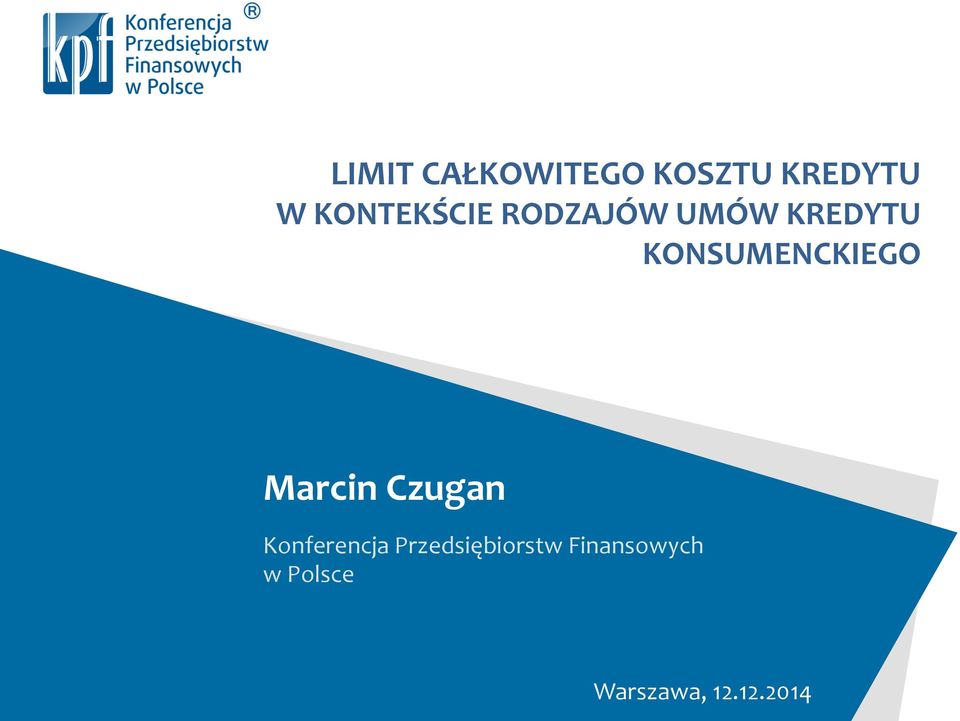 KONSUMENCKIEGO Marcin Czugan Konferencja