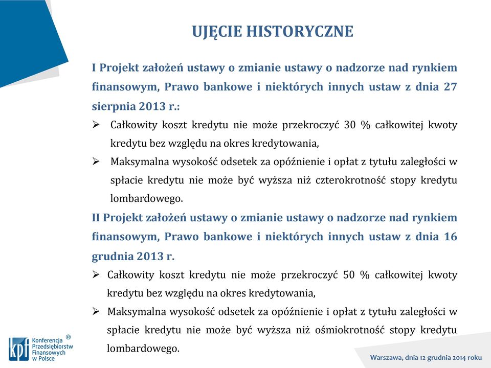 kredytu nie może być wyższa niż czterokrotność stopy kredytu lombardowego.