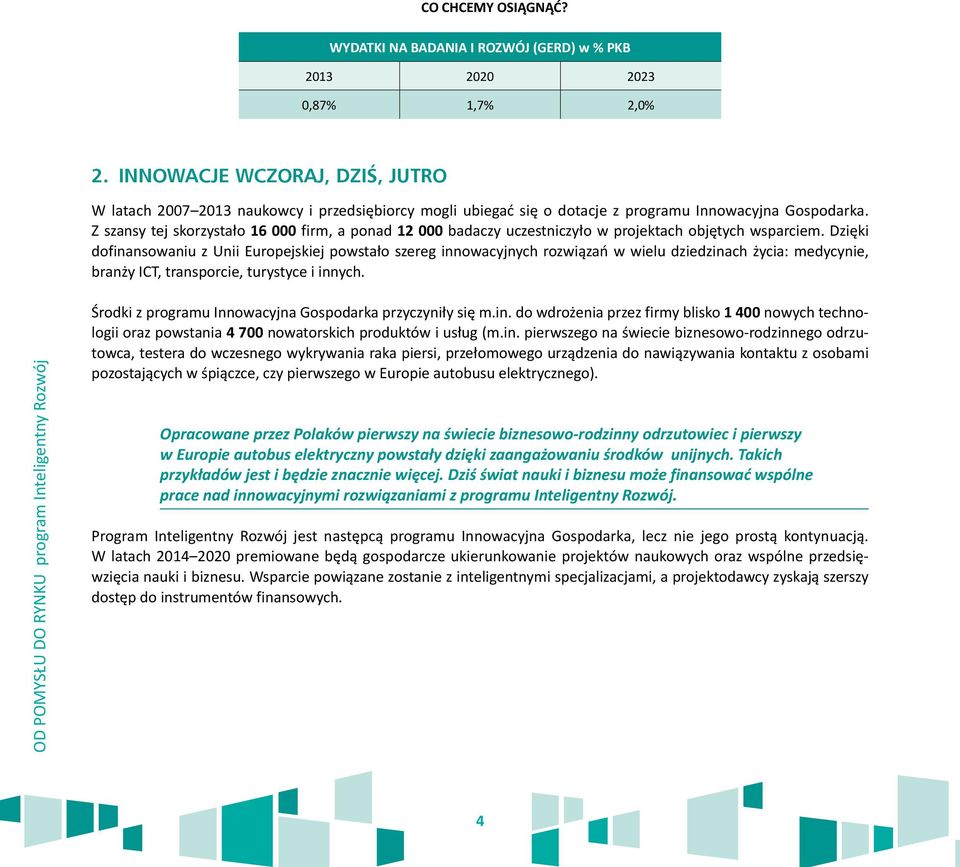 Z szansy tej skorzystało 16 000 firm, a ponad 12 000 badaczy uczestniczyło w projektach objętych wsparciem.