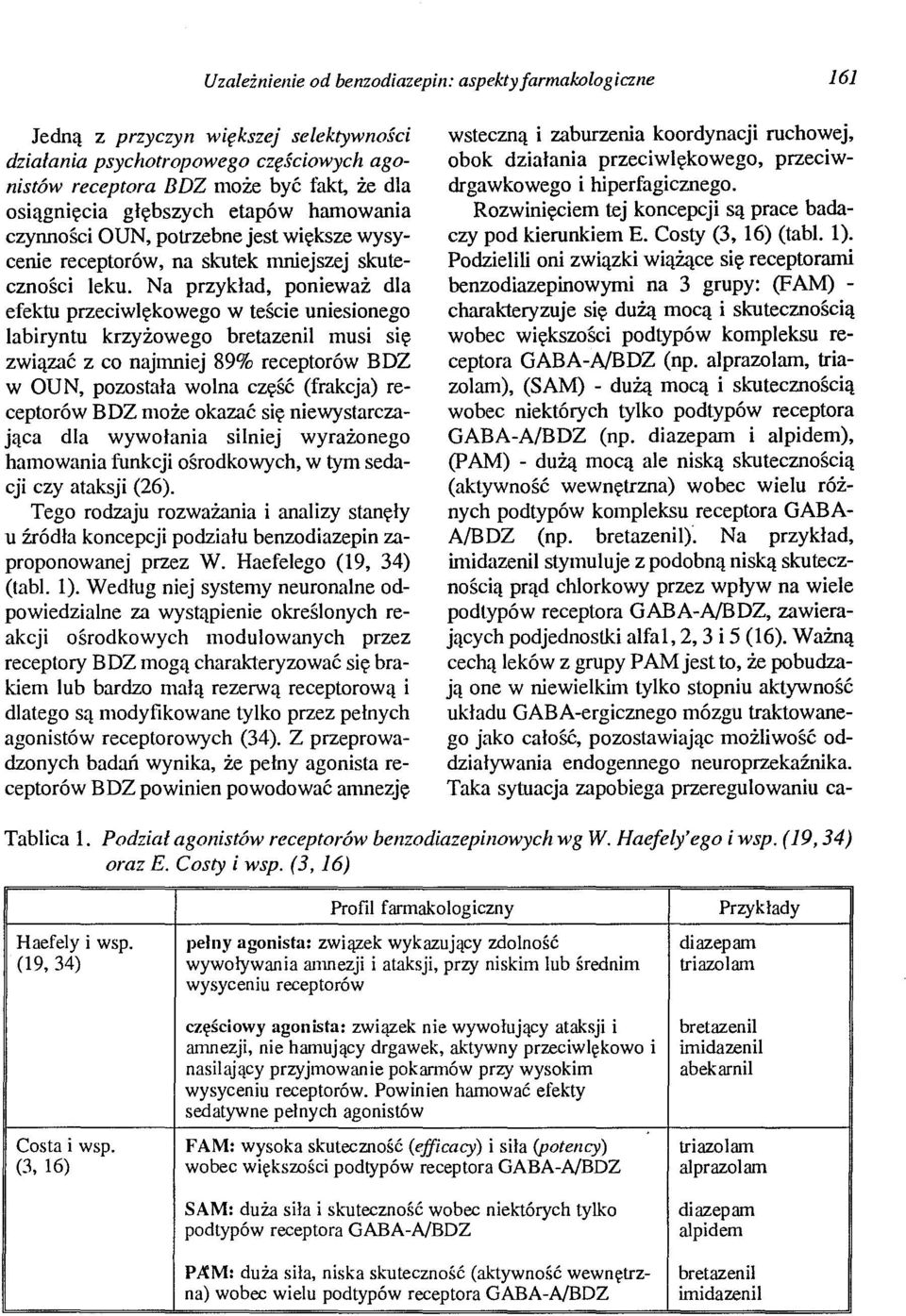 Na przykład, ponieważ dla efektu przeciwlękowego w teście uniesionego labiryntu krzyżowego bretazenil musi się związać z co najmniej 89% receptorów BDZ w OUN, pozostała wolna część (frakcja)