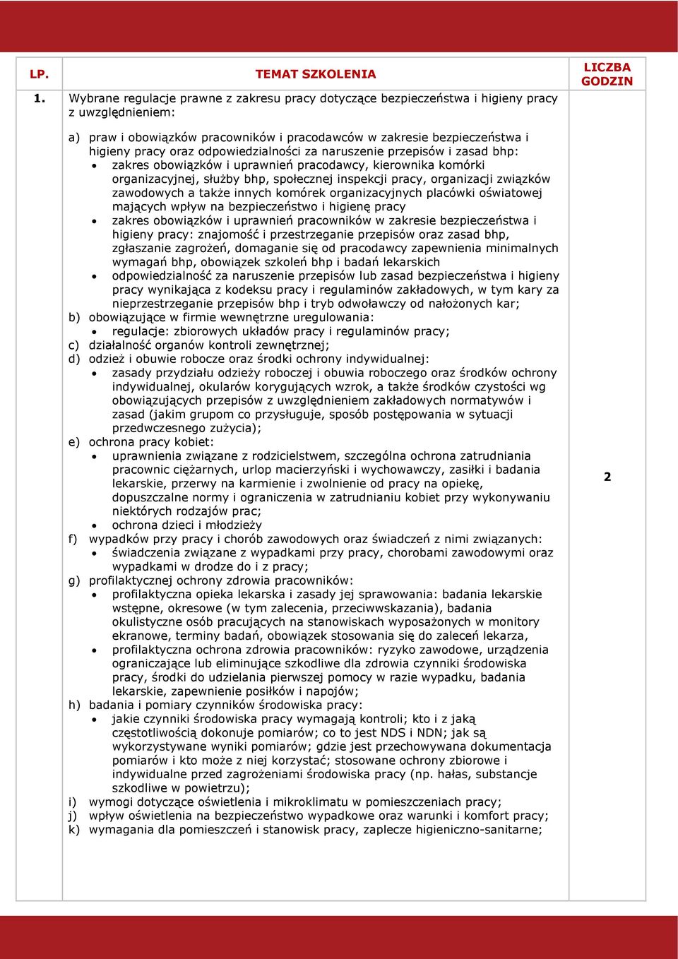 odpowiedzialności za naruszenie przepisów i zasad bhp: zakres obowiązków i uprawnień pracodawcy, kierownika komórki organizacyjnej, służby bhp, społecznej inspekcji pracy, organizacji związków