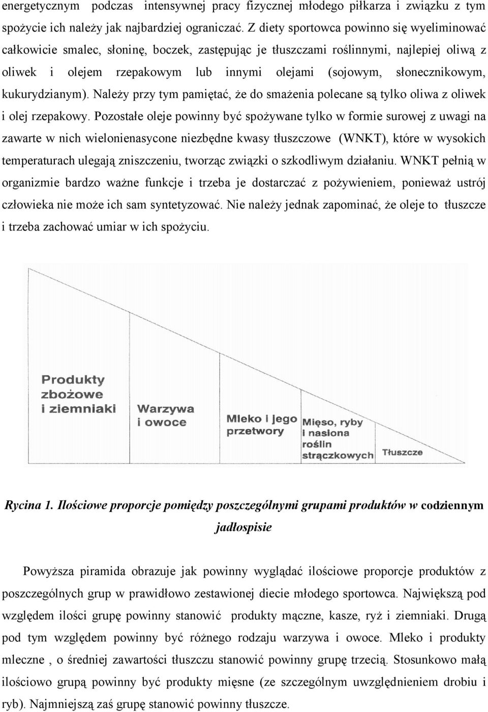 słonecznikowym, kukurydzianym). Należy przy tym pamiętać, że do smażenia polecane są tylko oliwa z oliwek i olej rzepakowy.