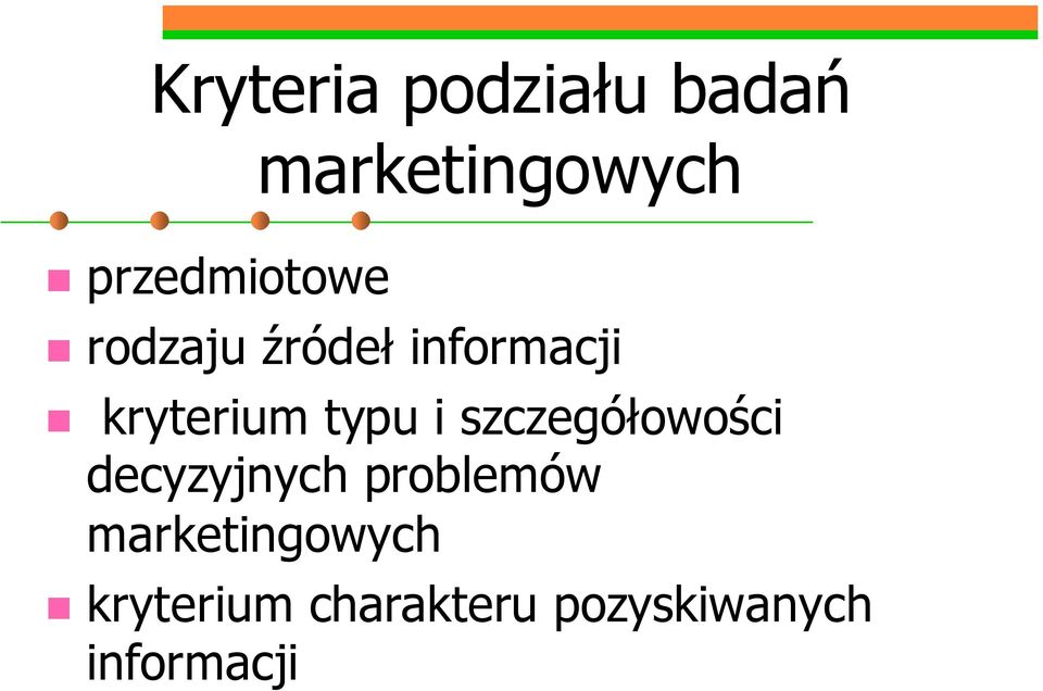 rodzaju źródeł informacji!