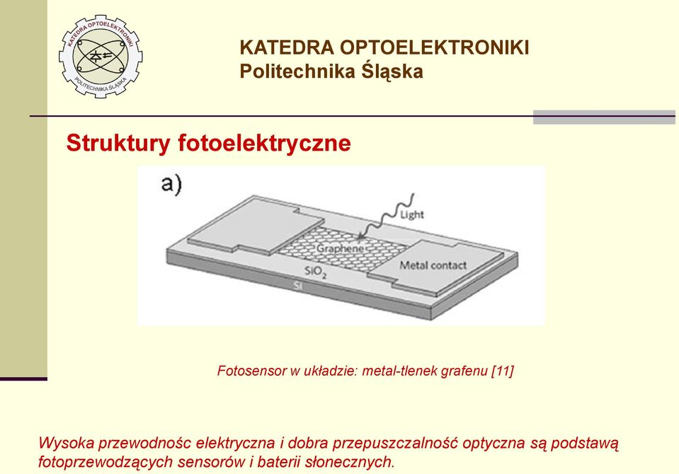 elektryczna i dobra przepuszczalność optyczna są