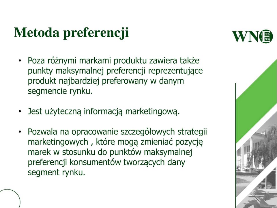 Jest użyteczną informacją marketingową.