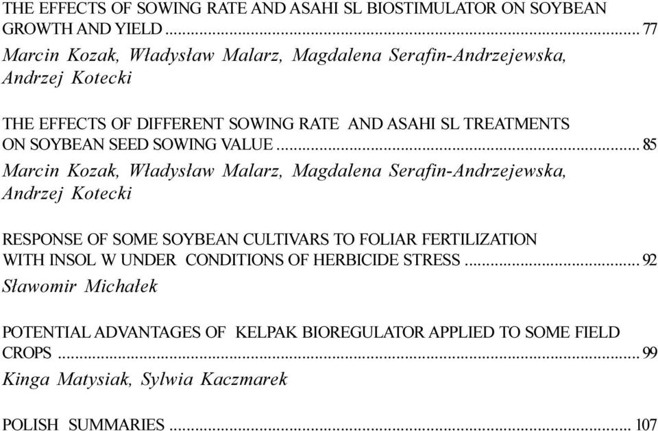 SOYBEAN SEED SOWING VALUE.