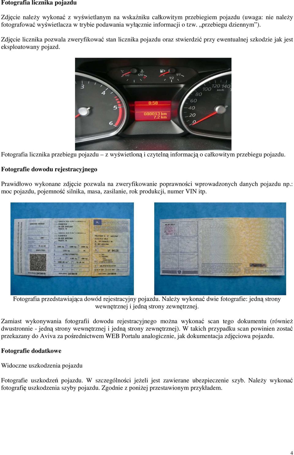 Fotografia licznika przebiegu pojazdu z wyświetloną i czytelną informacją o całkowitym przebiegu pojazdu.