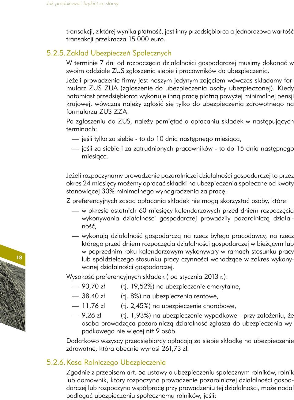 Jeżeli prowadzenie firmy jest naszym jedynym zajęciem wówczas składamy formularz ZUS ZUA (zgłoszenie do ubezpieczenia osoby ubezpieczonej).